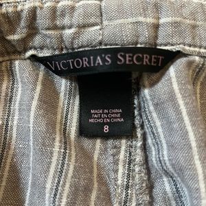 Victoria's secret linen/cotton drawstrimg pant with pockets.